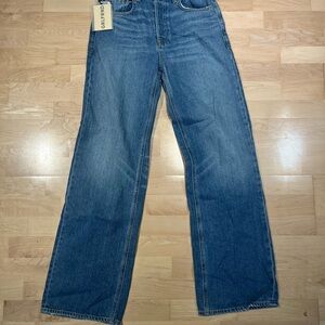 GRLFRND High Rise Blue Jeans